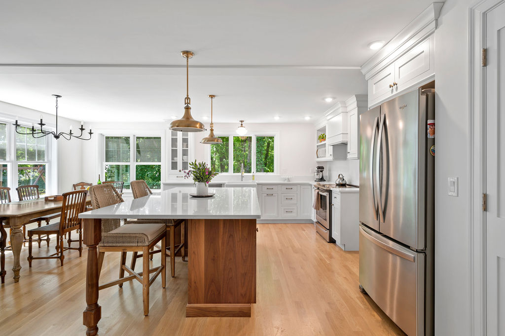 Walnut Creates a Charming Cape Kitchen - Halco Kitchen & Bath